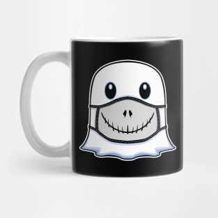 Ghost Halloween with Jack Mask Mug